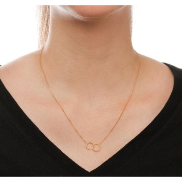 Jewelry - New Gold 2 Circles Necklace